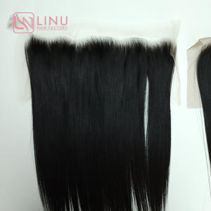 Super Thin HD Lace Frontal HD Lace <b>Wigs</b> <b>for</b> <b>Black</b> <b>Women</b> Genius Weft Vietnamese Raw Hair Extensions - Product Image 2