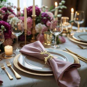 Anneau de serviette en forme de renne en miroir doré modeste, parfait pour la décoration de table de Noël et des fêtes, style festif pour la maison - Product Image 4