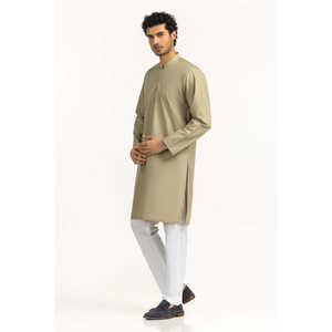 Traje Étnico Indio para Mujer, Corte Regular, KR-STY25-076, Estilo Básico, Moderno y Tradicional, de Algodón y Seda Pura, Estampado de Última Moda para Fiestas - Product Image 4