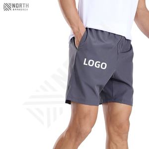 Pantalones Cortos Deportivos de Gimnasio para Hombre, de Secado Rápido, con Estampado en Lona, Cintura Media, Transpirables, Casuales, para Fitness y Entrenamiento, con Logotipo Personalizado - Product Image 1