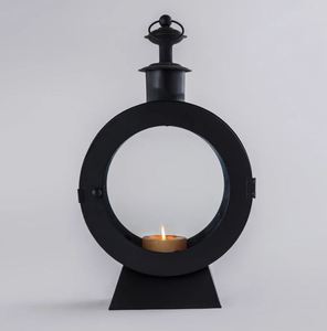 Galvanized <b>lantern</b> decorative <b>tea</b> <b>light</b> candle holder indoor and outdoor for Home decoration Hotel Restaurant wedding office - Product Image 6