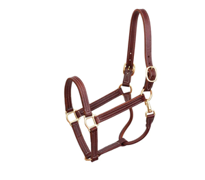Professional Folded Leather Show <b>Halter</b> - Product Image 1