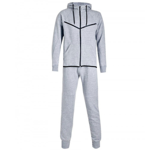 Conjunto Deportivo de Alta Calidad Personalizado para Hombre, Ropa Deportiva de Invierno con Capucha, Diseño de Logotipo Personalizado al por Mayor, 100% Algodón 2 en 1 - Product Image 4