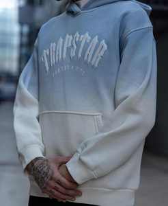 Personalizado de los hombres 100% de algodón blanqueado Regular Fit Streetwear Sudadera con capucha de hombro caído diseño recortado de peso pesado Terry tela sólida - Product Image 4