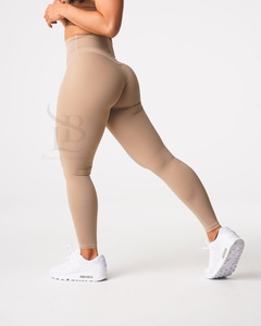 Respirant personnalisé Latte Leggings doux soyeux beurre taille haute nouveau et vêtements actifs mode Gym Leggings pour les femmes OEM - Product Image 4