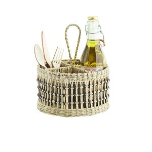 Organizador de Utensilios Rústico de Mimbre Tejido a Mano, Porta Utensilios, Porta Cubiertos Hecho a Mano para Decoración de Cocina - Product Image 2