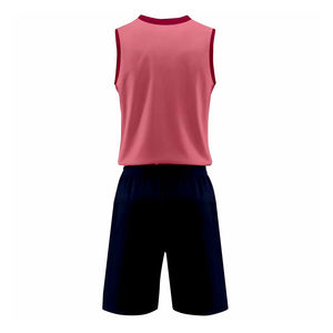 Diseños Personalizados de Camisetas de Baloncesto sin Mangas con Cuello en V Unisex, Transpirables, 100% Poliéster, Conjuntos de Verano con Combinación de Colores para Equipo - Product Image 3