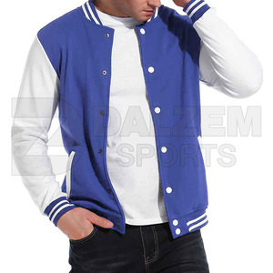 Veste d'université avec logo personnalisé OEM avec manches en cuir motif lettre brodé High Street Veste d'hiver décontractée - Product Image 3