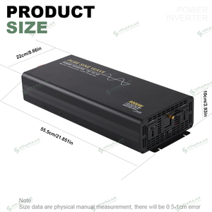 SMARAAD 6000W onduleur monophasé DC à AC <span class=keywords><strong>Circuit</strong></span> 12V à 220V hors réseau 6KW onduleur solaire à onde sinusoïdale Pure - Product Image 6