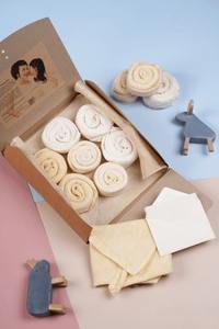 ชุดผ้าขนหนูอาบน้ำผ้าไหมแท้ Mimi ขนาด30x30ซม. อเนกประสงค์นุ่มและปลอดภัยต้านเชื้อแบคทีเรียตามธรรมชาติสำหรับผิวบอบบาง - Product Image 6