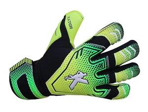 Gants de gardien de but en cuir de qualité supérieure personnalisables sur mesure coupe personnalisée poignée en latex de football en gros - Product Image 2