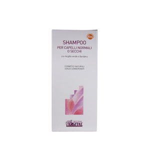 Champú Orgánico Argital 500ml para Cabello Normal o Seco, Fórmula Líquida con Arcilla Verde e Ingredientes de Bardana - Product Image 2
