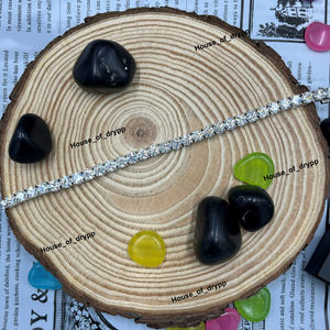 Pulsera de Tenis con Incrustaciones de Diamantes de Moissanita en Plata 925, Joyería de Cadena Brillante de Lujo para Unisex, Estilo de Regalo para Fiestas - Product Image 1