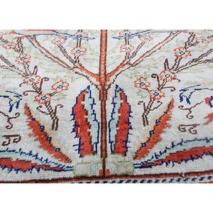 Tapis en soie noué à la main Gulmarg, motif floral rouge-orange, rectangulaire, pour salon, tapis de couloir pour la maison, Pae-4064 - Product Image 3