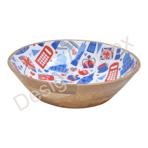 Tazón para Servir Alimentos con Impresión Personalizada, Apto para Lavavajillas, Ecológico, Tazón para Frutas, Decoración Moderna para el Hogar - Product Image 1