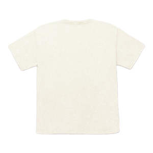 Camiseta Lisa Extra Grande para Hombre, Cuello Redondo, Estilo Urbano, Color Blanco Crema, Algodón Grueso - Product Image 6