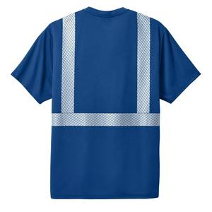 Camiseta de Seguridad de Alta Visibilidad para Hombre, Ropa de Trabajo de Seguridad Personalizada, Camiseta de Trabajo Reflectante de Manga Corta, Hecha en Pakistán - Product Image 2