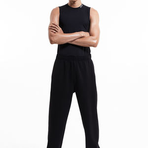 กางเกงเลานจ์ลำลองทรงสลิมฟิตสำหรับผู้ชายกางเกงยืดแห้งเร็วปักลายสำหรับฤดูร้อน - Product Image 1