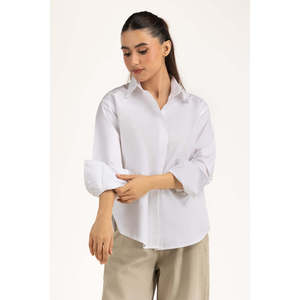 เสื้อเชิ้ตลำลองผ้าป๊อปลินเรียบง่าย รุ่น WM-CS-WS25-006 ทรงปกติ - Product Image 6