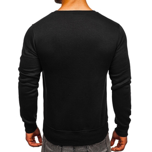 Pulls-Sweatshirts d'hiver personnalisés pour hommes en polaire respirante de haute qualité grande taille thermique - Product Image 3
