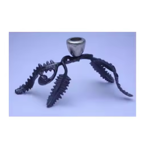 Portavelas de metal sólido de primera calidad, atractivo diseño estructurado para la decoración del hogar, iluminación de centro de mesa de gran venta - Product Image 3