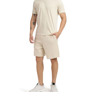 <b>Men's</b> Active Fitness <b>Sweat</b> <b>Shorts</b> Customized Logo 100% Cotton Solid Pattern Casual Athletic Running Wear Size Eco-friendly - Product Image 1