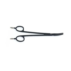 Ciseaux bipolaires électriques à micro-pointe en acier inoxydable allemand, couleur noire brillante, revêtement - Product Image 2