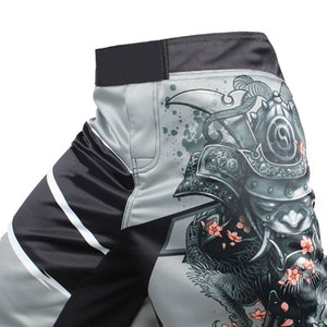 Shorts MMA personnalisés avec logo imprimé, 100% polyester, tissu 180g, service OEM, fournisseur direct d'usine pour hommes - Product Image 5