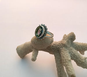 925 bagues de fiançailles en argent Sterling femmes Style bohème Smokey Quartz lunette réglage bijoux fins pour les occasions de fête - Product Image 4