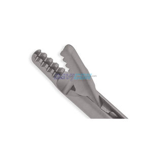 คีมสแตนเลส Resano แบบสั้น ปลายตรง ไม่ก่อให้เกิดการบาดเจ็บ ขนาดก้าน 5 มม. ความยาวใช้งาน 6.75 นิ้ว (17 ซม.) ด้ามจับแบบบีบ 11.75 นิ้ว (29.8 ซม.) - Product Image 6