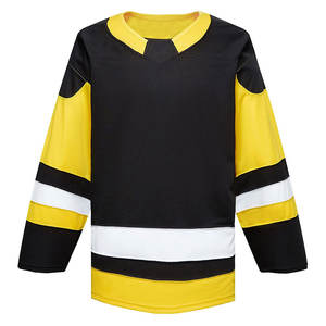 Camisetas de Hockey sobre Hielo 100% Poliéster Transpirable con Logotipo Bordado Personalizado - Product Image 5