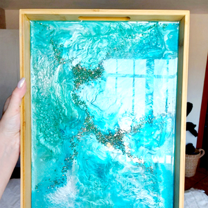 Plateau en bois d'acacia pour maman femme Idée cadeau de fiançailles parfaite Assiettes de service Plateau cadeau de pendaison de crémaillère Minimum 100pcs - Product Image 6