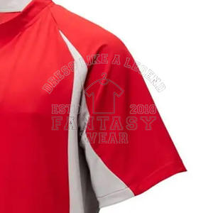 FANTASY WEAR 2026 Vêtements de sport de haute qualité, tissu extensible à séchage rapide, veste de batting à manches courtes avec design et logo personnalisés - Product Image 6