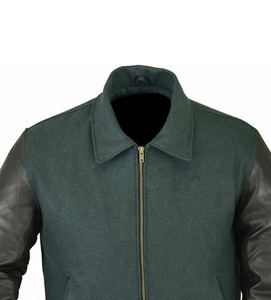 2025 New Winter Street Wear Style Adult Size Canvas Stand Hooded Breathable Letterman <b>Jackets</b> Front Customized Printing Latest - Product Image 4