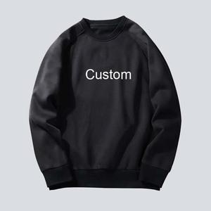 Venta al por mayor 350GSM cuello redondo hombres 100% algodón polar invierno sudaderas bordadas personalizables Regular Fit sudaderas con capucha - Product Image 2
