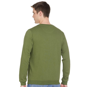 Jersey de cuello redondo de lana sólida de alta calidad para hombre de talla XL, sudadera informal de invierno con estampado, sudaderas tejidas con capucha personalizadas - Product Image 2