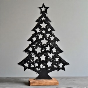 HaloTree AuraBranch EternaBloom Escultura de árbol de metal decorativa hecha a mano para el hogar y la Oficina - Product Image 1