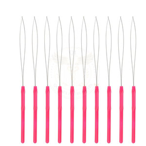 Top Selling Stainless Steel Loop Needle Hair Extension Tool with 3 Year Warranty for Salon Use and Micro <b>Bead</b> <b>Threading</b> - Product Image 1