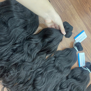 Extensiones de Cabello Virgen Remy Vietnamita de Alta Calidad 100% Doble Trama, Ondulado Natural, Largo, 100g - Product Image 2