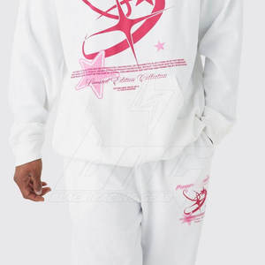 Cantidad a granel de alto rendimiento de invierno con capucha Casual hombres chándales de calidad superior 100% algodón Puff impresión para hombres - Product Image 6