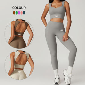 Ensembles de vêtements de fitness et de yoga pour femmes personnalisés vêtements de sport durables à séchage rapide pour femmes - Product Image 5