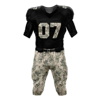 <strong>Best</strong> <strong>Sellers</strong> Sublimated Custom Logo Blank Loose Hip Hop Quick Dry College American Football Uniform Custom Breathable
