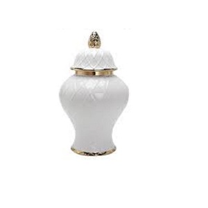Conception de fleur de pot de gingembre de couleur blanche attrayante pour pot de gingembre beau dessin décoration pot de cuisine au prix de gros - Product Image 3