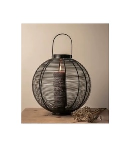 Nouveau design Lanterne en métal plaqué or brillant Ensemble de trois lanternes de forme carrée Offre Spéciale décoratif Fabriqué à la main dans un classique 2025 - Product Image 2