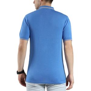 Meilleure qualité pour hommes pour Polo T-Shirt 100% coton avec fermeture éclair Design taille haute grande personnalité-nouveauté - Product Image 2