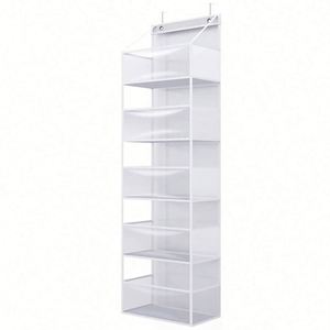 Over the Door Hanging Organizer with 5 Large Clear Window Nursery Closet <b>Baby</b> Wall Mount Hanging Door Organizer <b>Storage</b> - Product Image 1