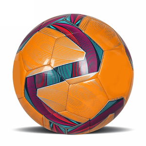 Venta al por mayor logotipo personalizado adulto balón de fútbol pu PVC cuero plegable duradero tamaño oficial cosido a máquina entrenamiento de alta calidad - Product Image 4