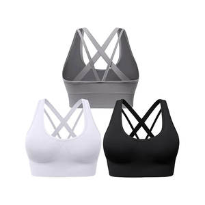 Yoga Sports Bra Crop Tops pour femmes Running Fitness Sports Bra - Product Image 1