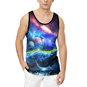 Nouveau design Débardeurs de course à séchage rapide pour hommes, impression par sublimation personnalisée, débardeur sans manches, tricoté, grande taille, maillots de bain à séchage rapide - Product Image 6