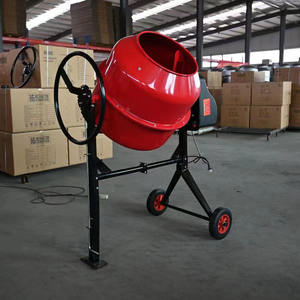 Ventas directas de fábrica Mezcladoras de hormigón de acero Mortero de cemento 220V Mini <span class=keywords><strong>hormigonera</strong></span> eléctrica - Product Image 5